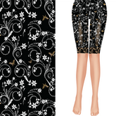 Fleur de Butterfly With Biker Shorts with Pockets